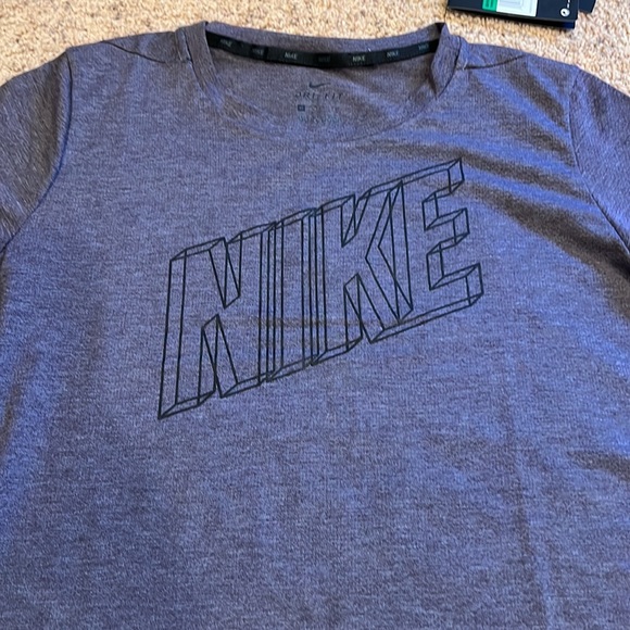 Nike Dri-fit T-shirt Grey Youth XL - Picture 3 of 5